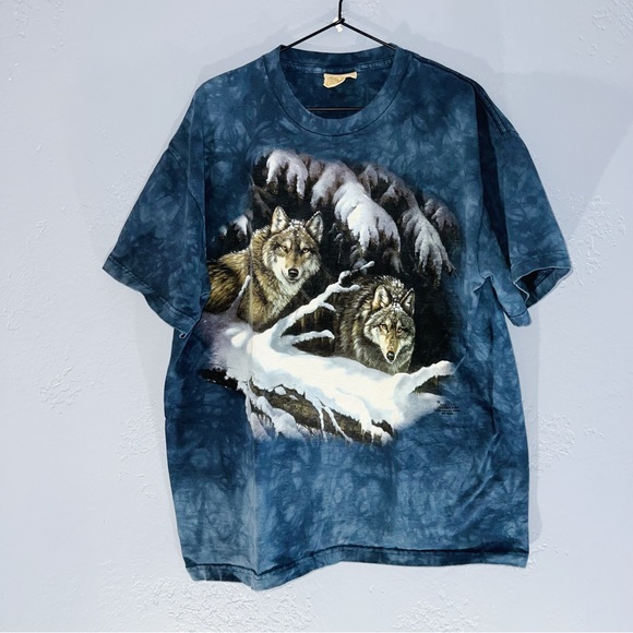 The Mountain Vintage 90s Wolf Tee Size Extra Large - Picture 2 of 7